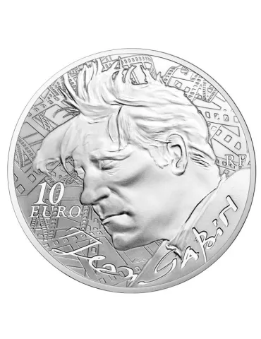 10 EUROS ARGENT - FRANCE - JEAN GABIN 2