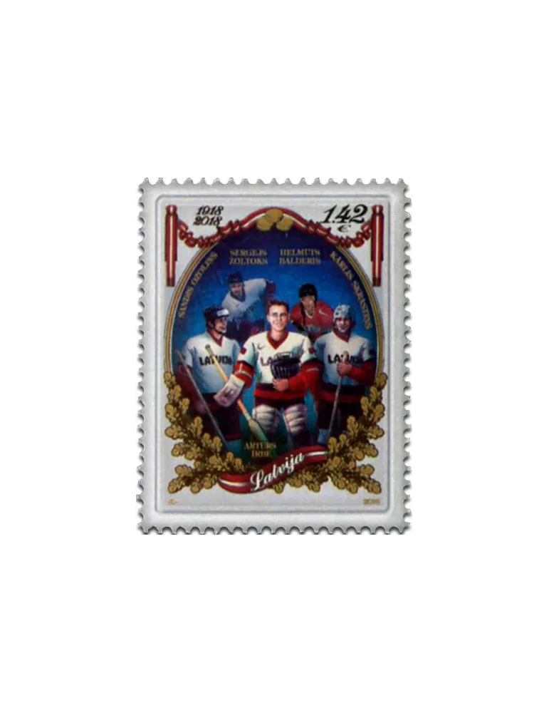 n° 972 - Timbre LETTONIE Poste