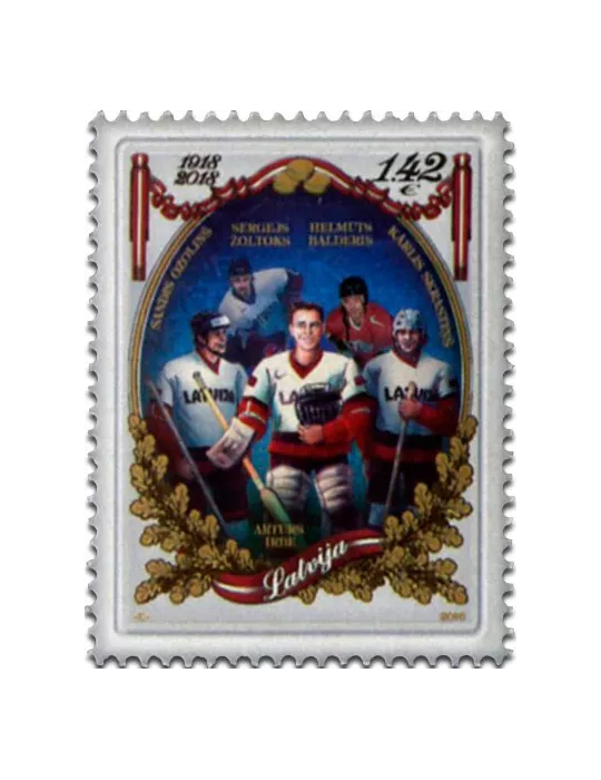 n° 972 - Timbre LETTONIE Poste