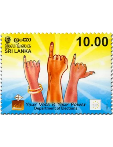 n° 1992 - Timbre SRI LANKA Poste