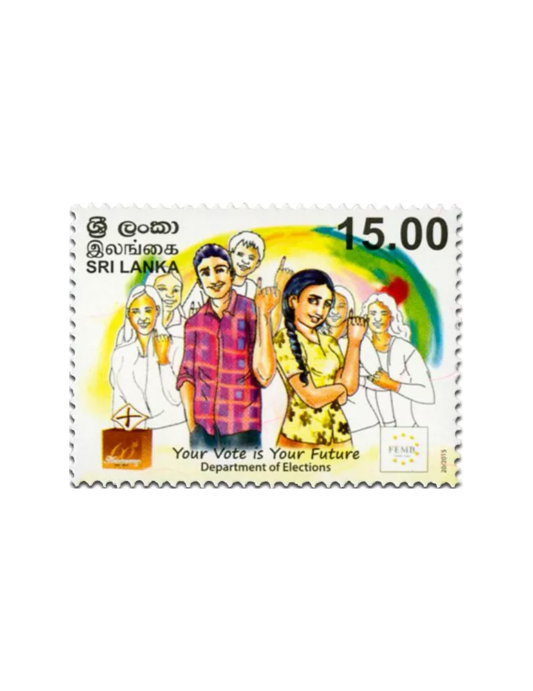 n° 1992 - Timbre SRI LANKA Poste