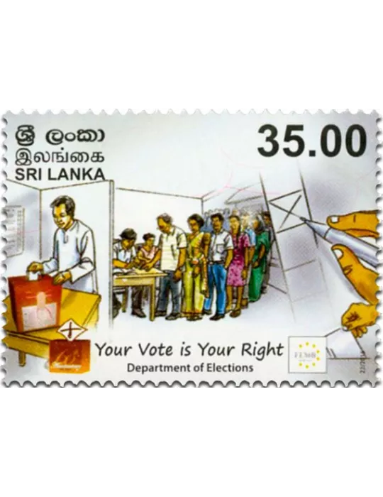 n° 1992 - Timbre SRI LANKA Poste