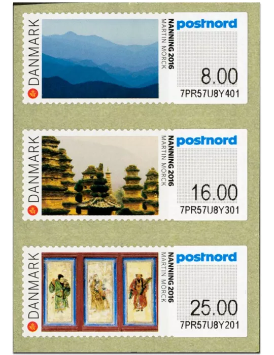 n° 124 - Timbre DANEMARK Timbres de distributeurs