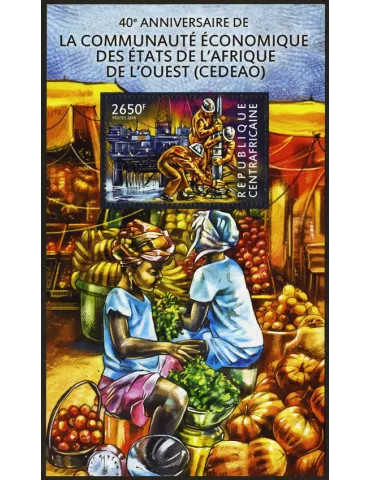 n° 771 - Timbre CENTRAFRIQUE Blocs et feuillets