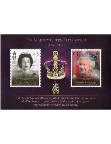 n° 32 - Timbre GEORGIE DU SUD Blocs et feuillets