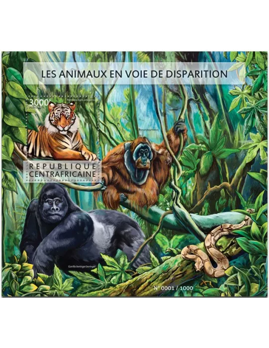 n° 849 - Timbre CENTRAFRIQUE Blocs et feuillets