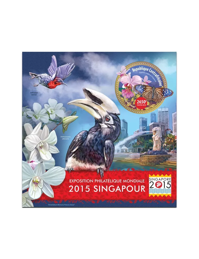 n° 868 - Timbre CENTRAFRIQUE Blocs et feuillets