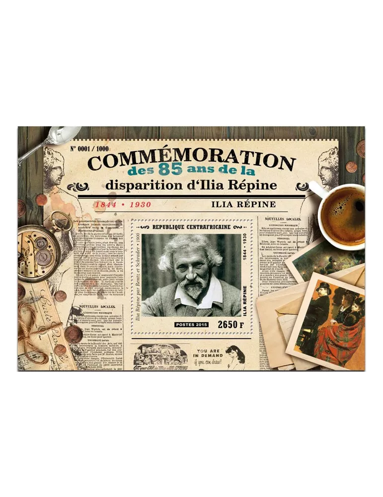 n° 883 - Timbre CENTRAFRIQUE Blocs et feuillets