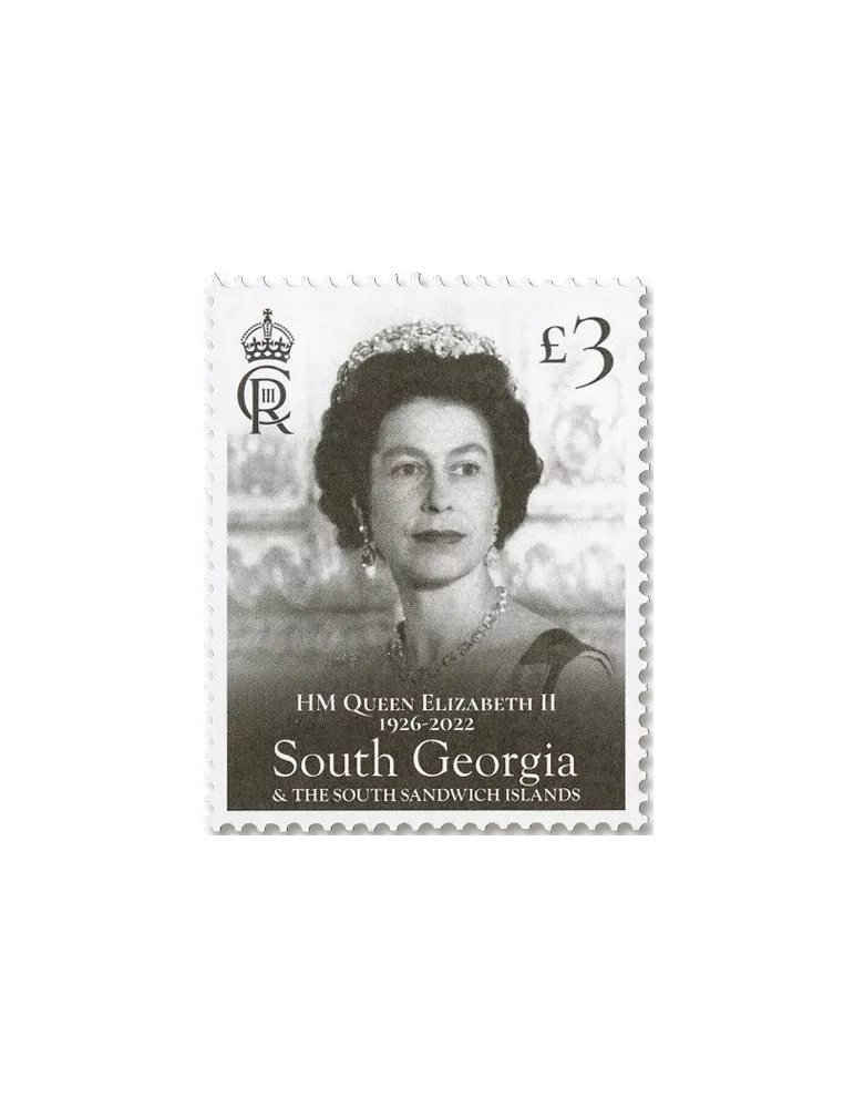 n° 792/793 - Timbre GEORGIE DU SUD Poste