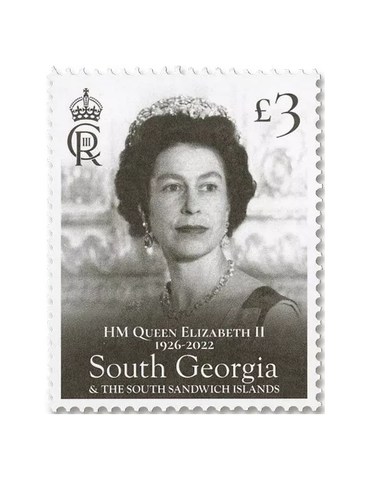 n° 792/793 - Timbre GEORGIE DU SUD Poste