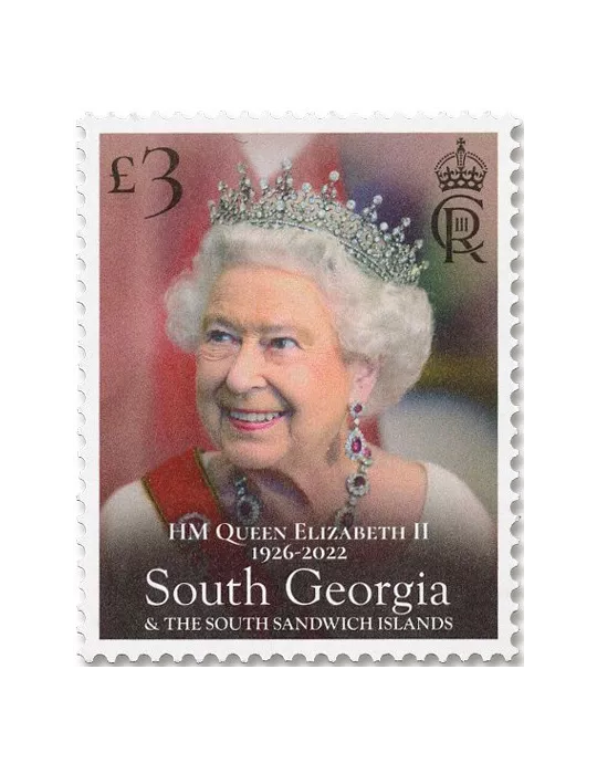 n° 792/793 - Timbre GEORGIE DU SUD Poste