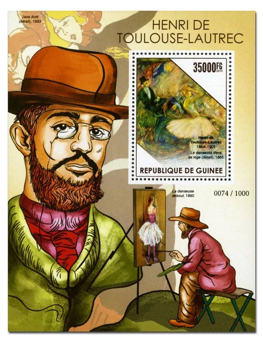 n° 1847 - Timbre GUINÉE Blocs et feuillets