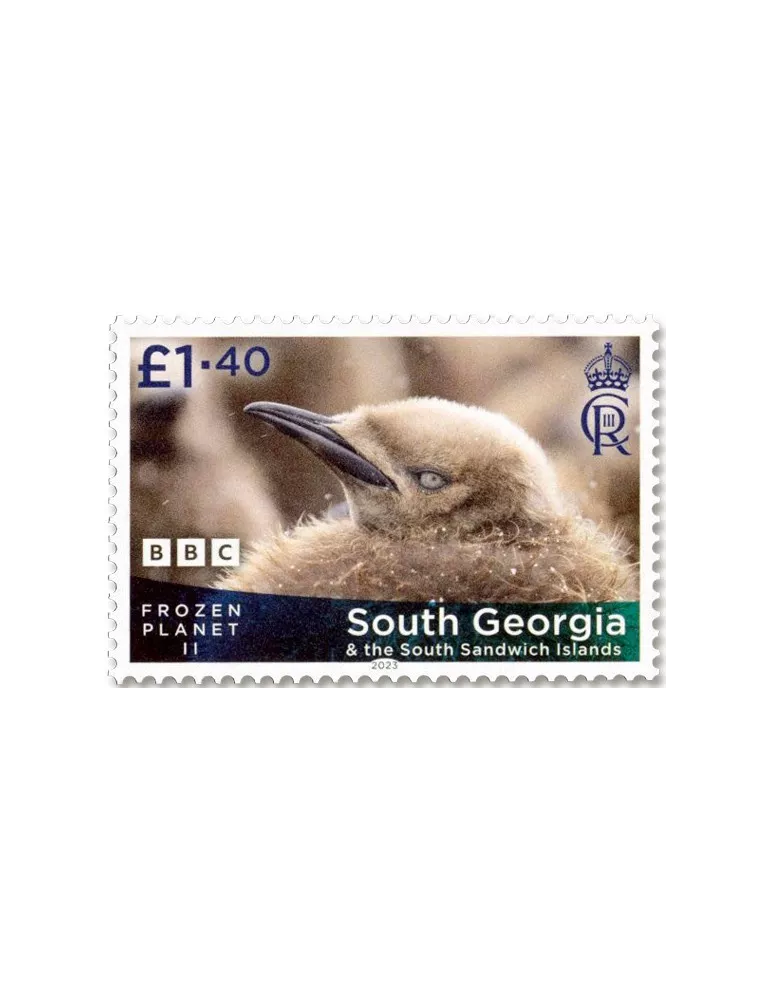 n° 794/797 - Timbre GEORGIE DU SUD Poste