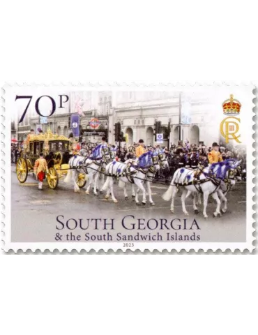 n° 798/801 - Timbre GEORGIE DU SUD Poste