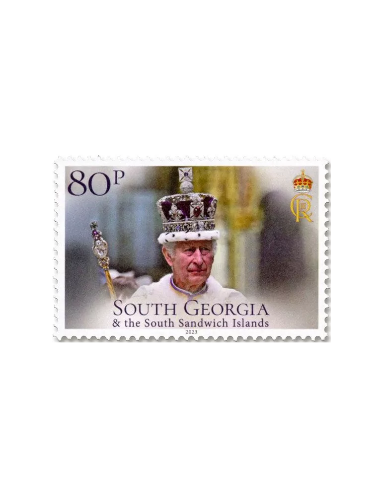 n° 798/801 - Timbre GEORGIE DU SUD Poste