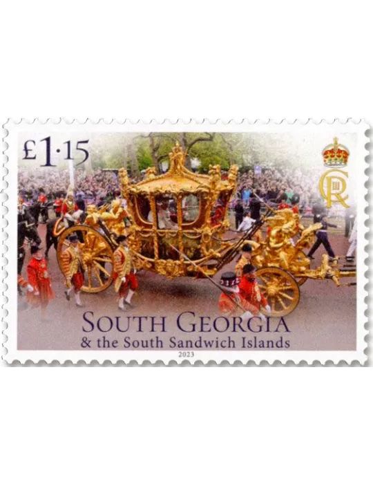 n° 798/801 - Timbre GEORGIE DU SUD Poste