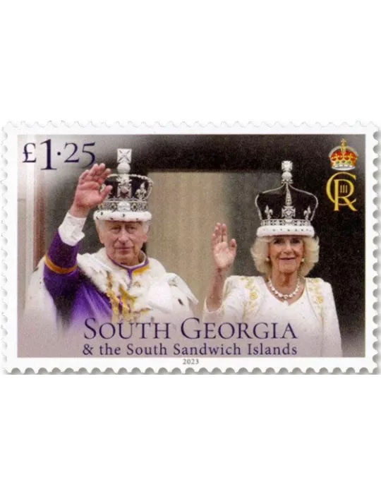 n° 798/801 - Timbre GEORGIE DU SUD Poste