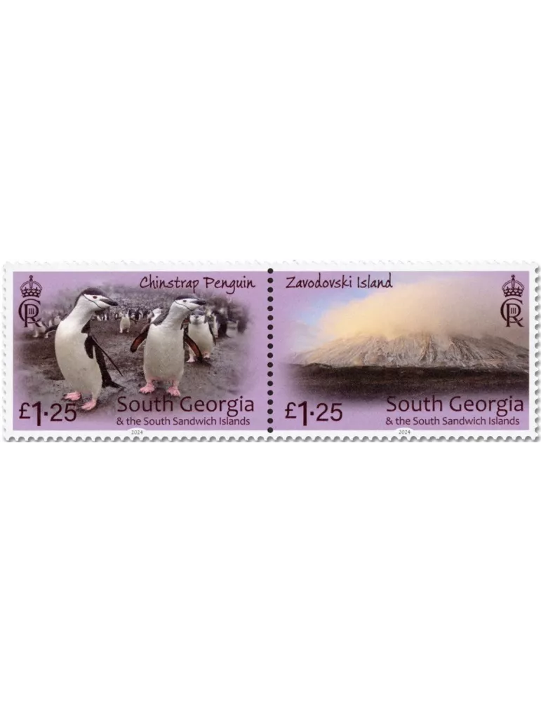 n° 806/809 - Timbre GEORGIE DU SUD Poste