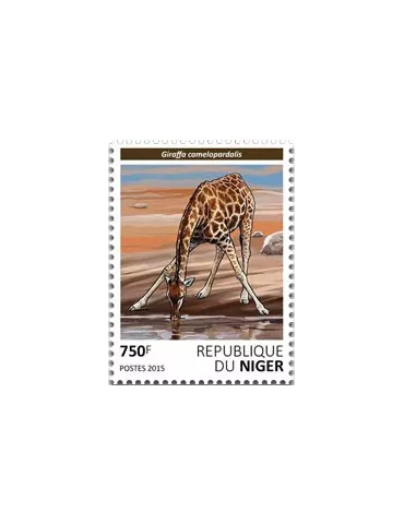 n° 3207 - Timbre NIGER Poste 2