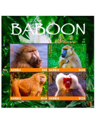 n° 6298/6301 - Timbre GAMBIE Poste