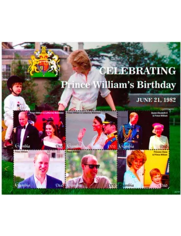 n° 6317/6322 - Timbre GAMBIE Poste