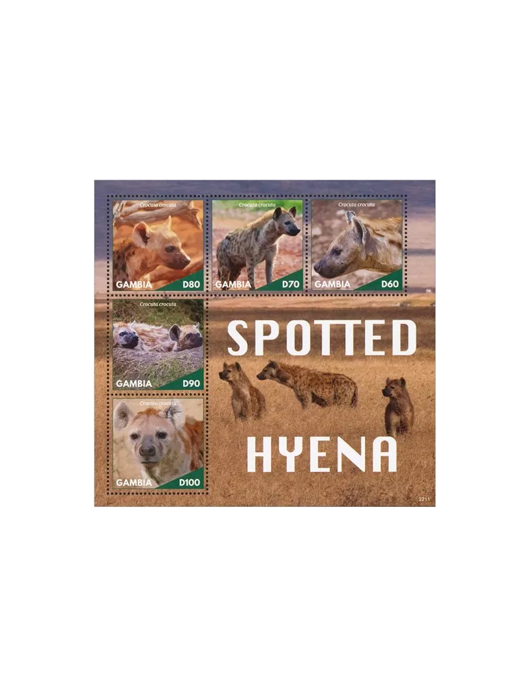 n° 6338/6342 - Timbre GAMBIE Poste