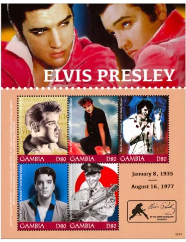 n° 6352/6356 - Timbre GAMBIE Poste