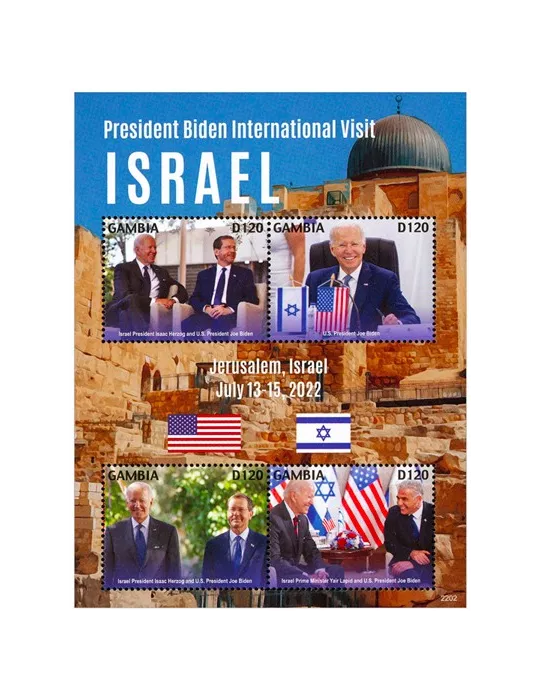 n° 6393/6396 - Timbre GAMBIE Poste