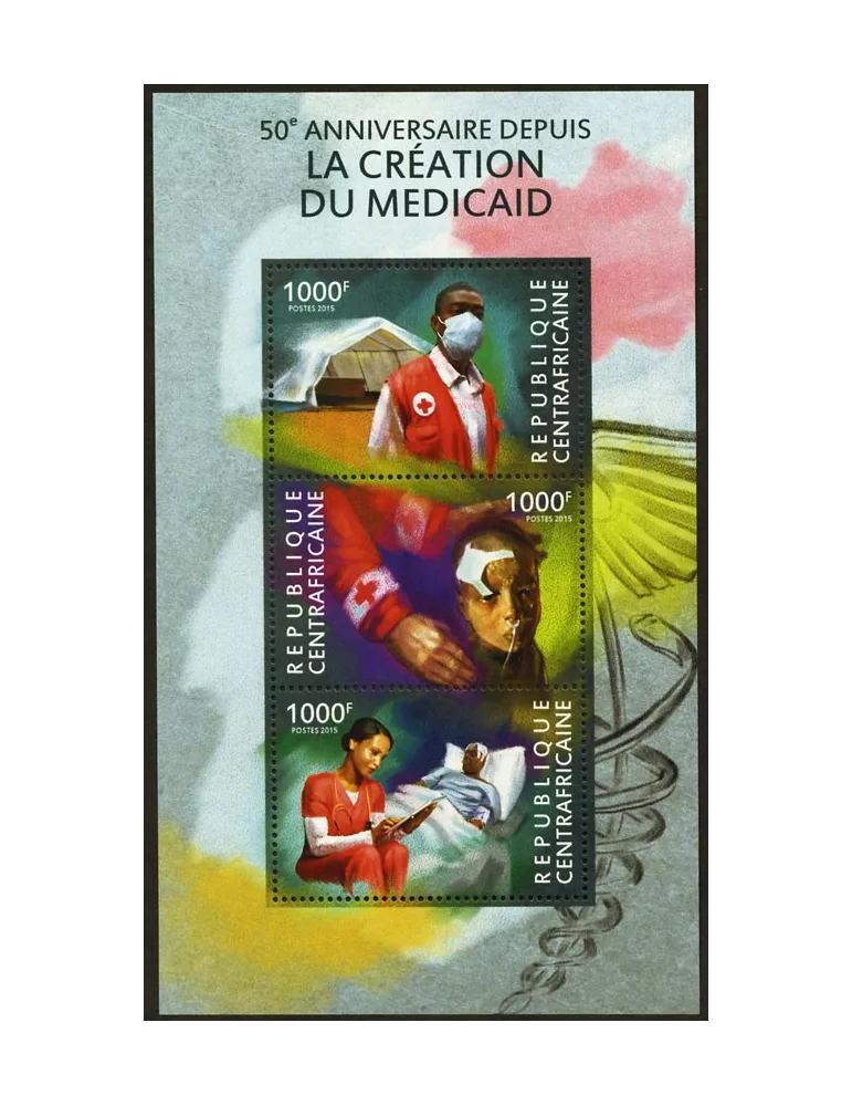 n° 3687 - Timbre CENTRAFRIQUE Poste