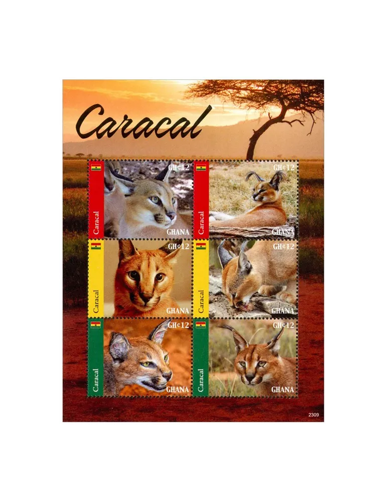 n° 3929/3934 - Timbre GHANA Poste