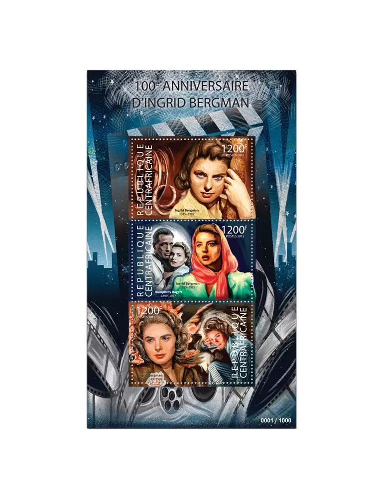 n° 3868 - Timbre CENTRAFRIQUE Poste