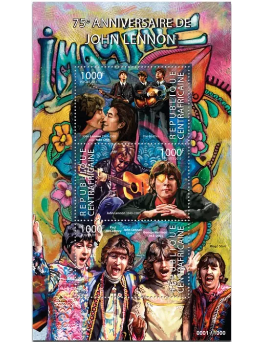 n° 3871 - Timbre CENTRAFRIQUE Poste