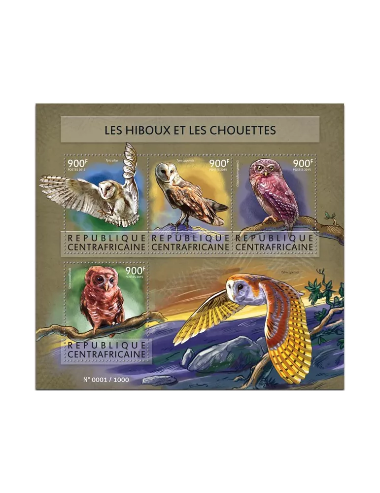n° 3900 - Timbre CENTRAFRIQUE Poste