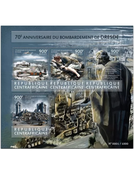 n° 3948 - Timbre CENTRAFRIQUE Poste