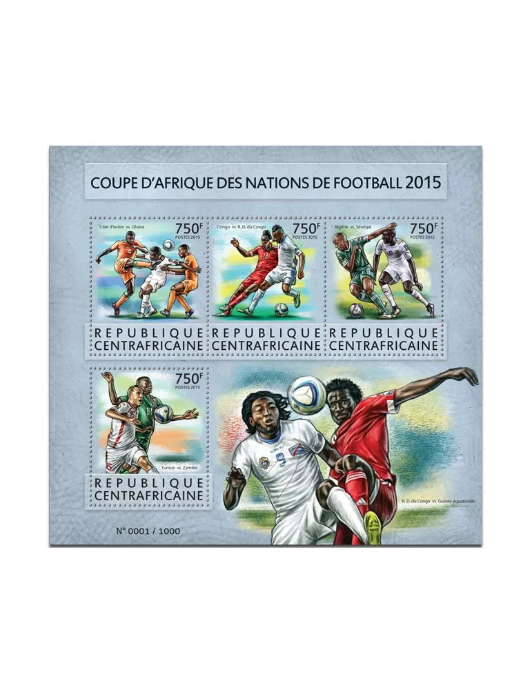 n° 3952 - Timbre CENTRAFRIQUE Poste