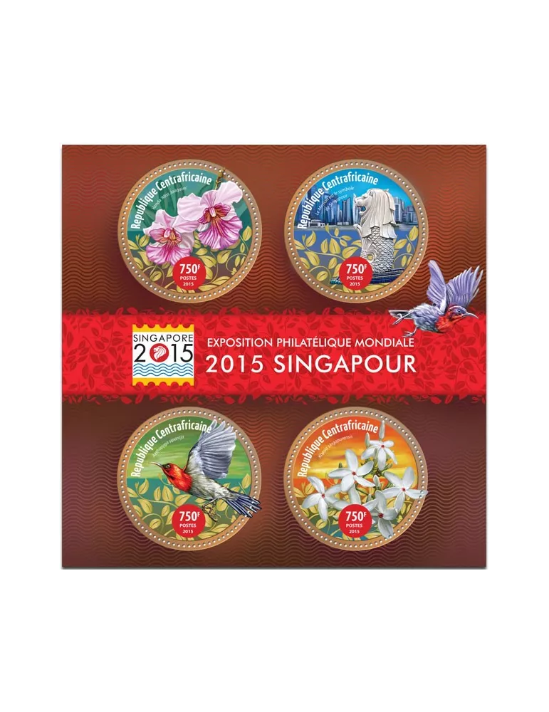 n° 3984 - Timbre CENTRAFRIQUE Poste