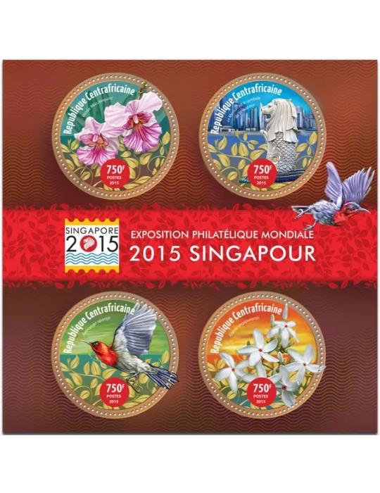 n° 3984 - Timbre CENTRAFRIQUE Poste