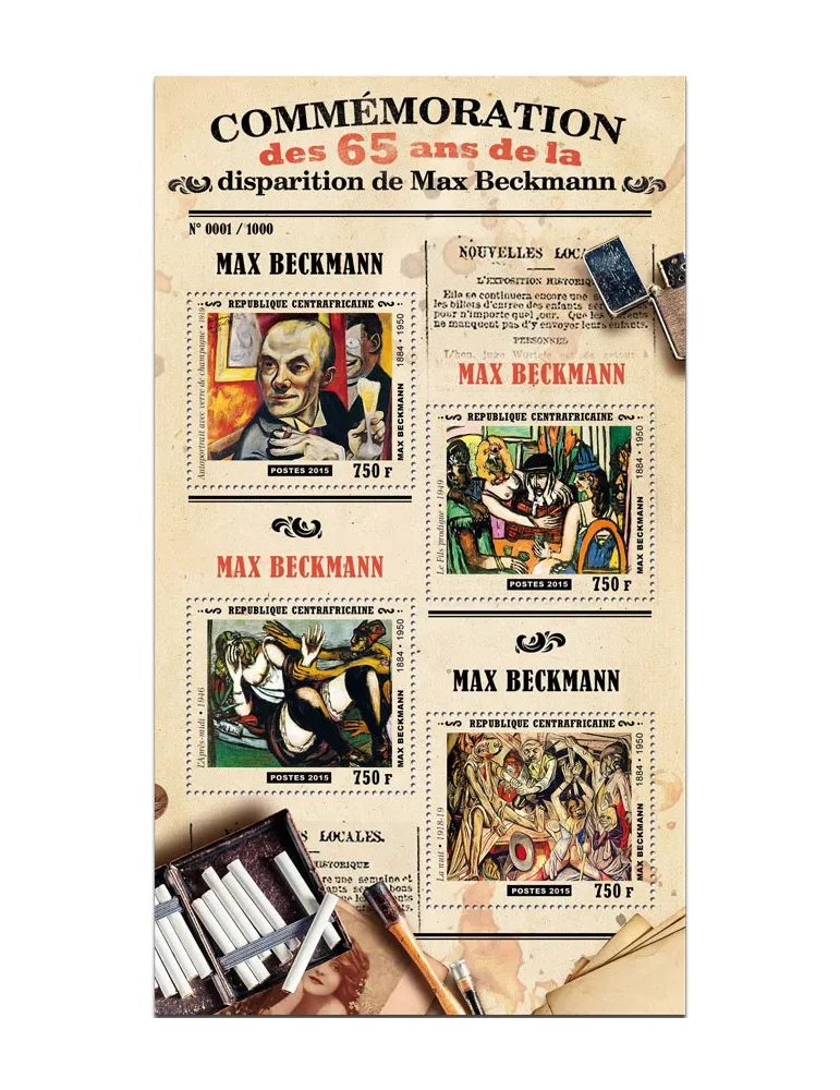 n° 4012 - Timbre CENTRAFRIQUE Poste