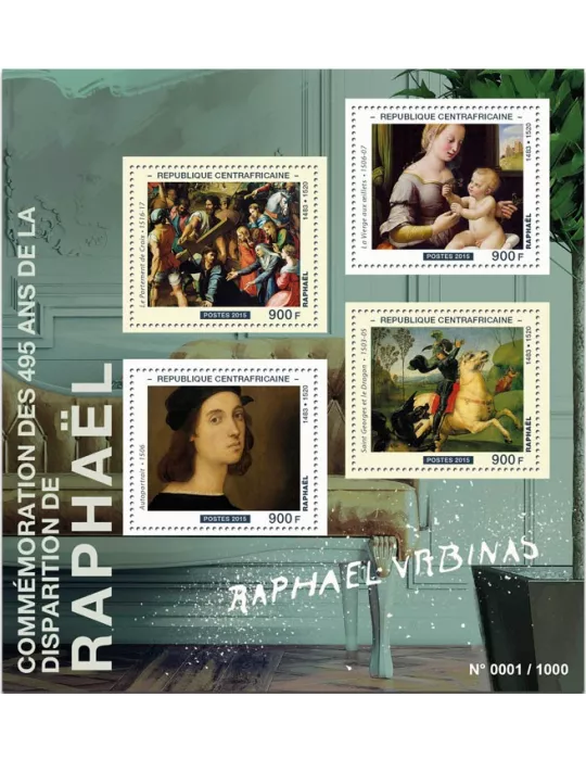 n° 4056 - Timbre CENTRAFRIQUE Poste