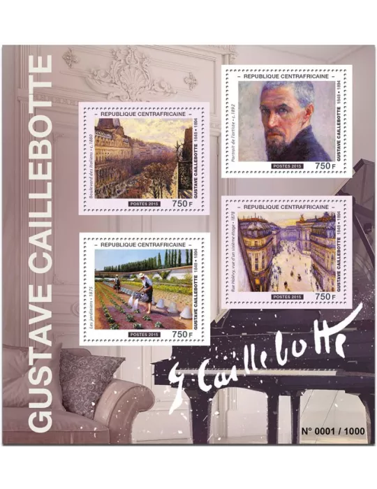 n° 4076 - Timbre CENTRAFRIQUE Poste