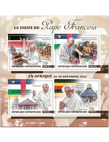 n° 4084 - Timbre CENTRAFRIQUE Poste