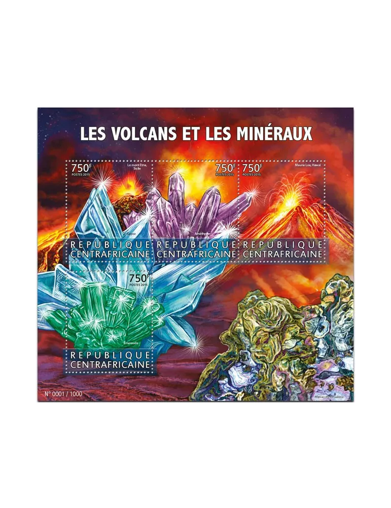 n° 4100 - Timbre CENTRAFRIQUE Poste