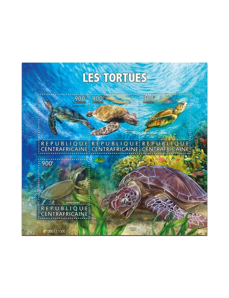 n° 4112 - Timbre CENTRAFRIQUE Poste