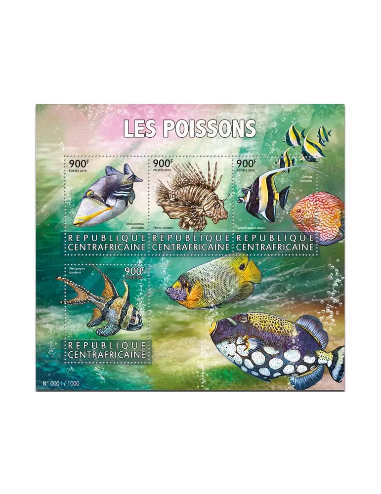 n° 4136 - Timbre CENTRAFRIQUE Poste