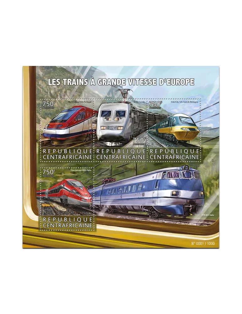 n° 4172 - Timbre CENTRAFRIQUE Poste