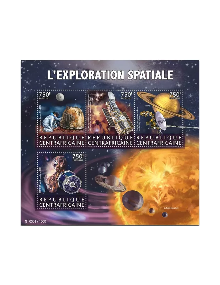 n° 4180 - Timbre CENTRAFRIQUE Poste