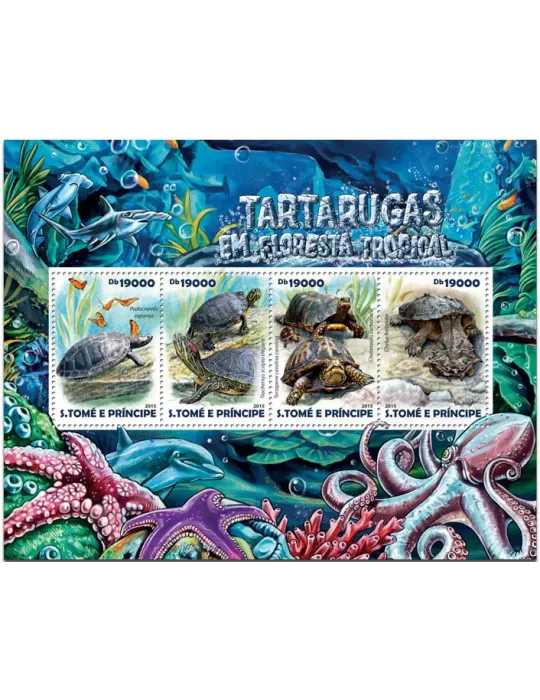 n° 4943 - Timbre SAINT-THOMAS ET PRINCE Poste