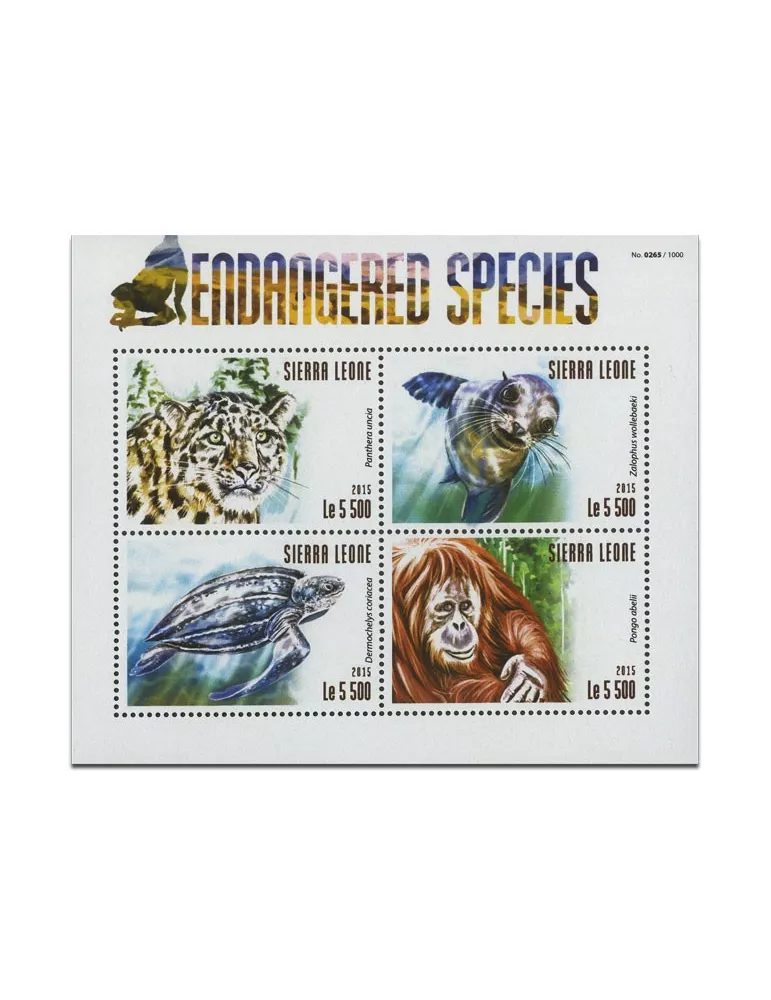 n° 5261 - Timbre SIERRA LEONE Poste