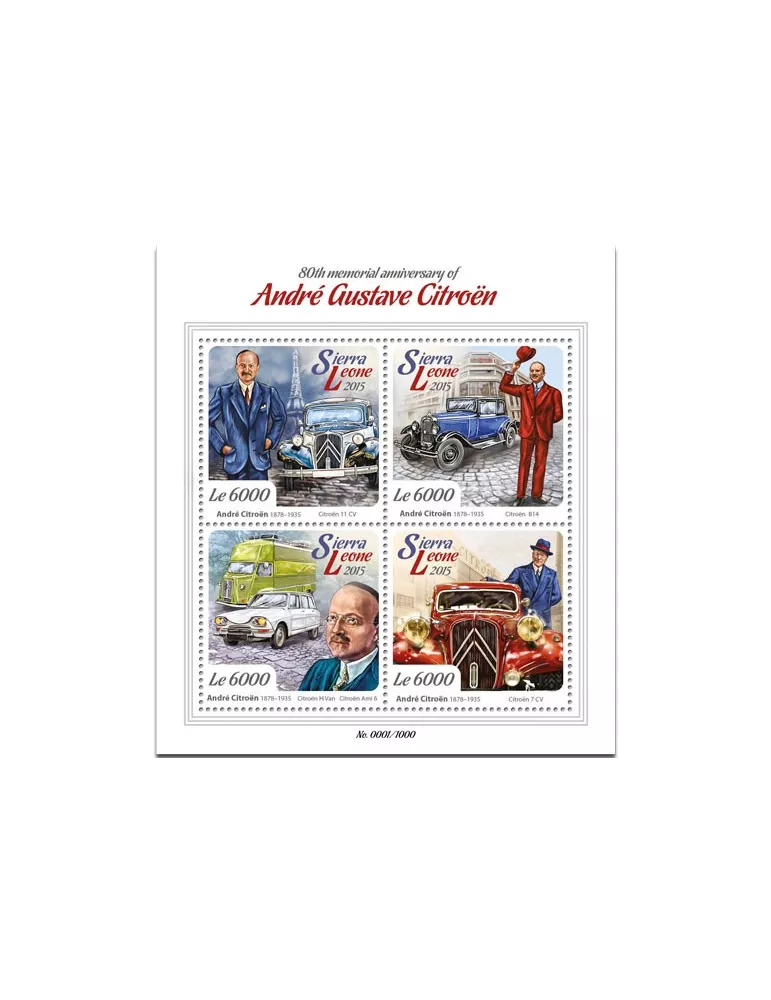 n° 5629 - Timbre SIERRA LEONE Poste