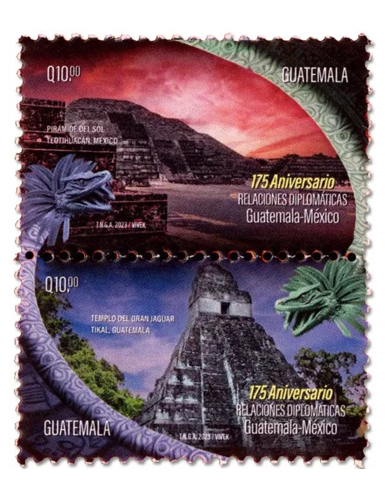 n° 793/794 - Timbre GUATEMALA Poste